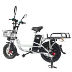 16-inch beach tire Yilan Princess second-generation electric bicycle without shock absorption, brushless, gearless motor and lithium battery